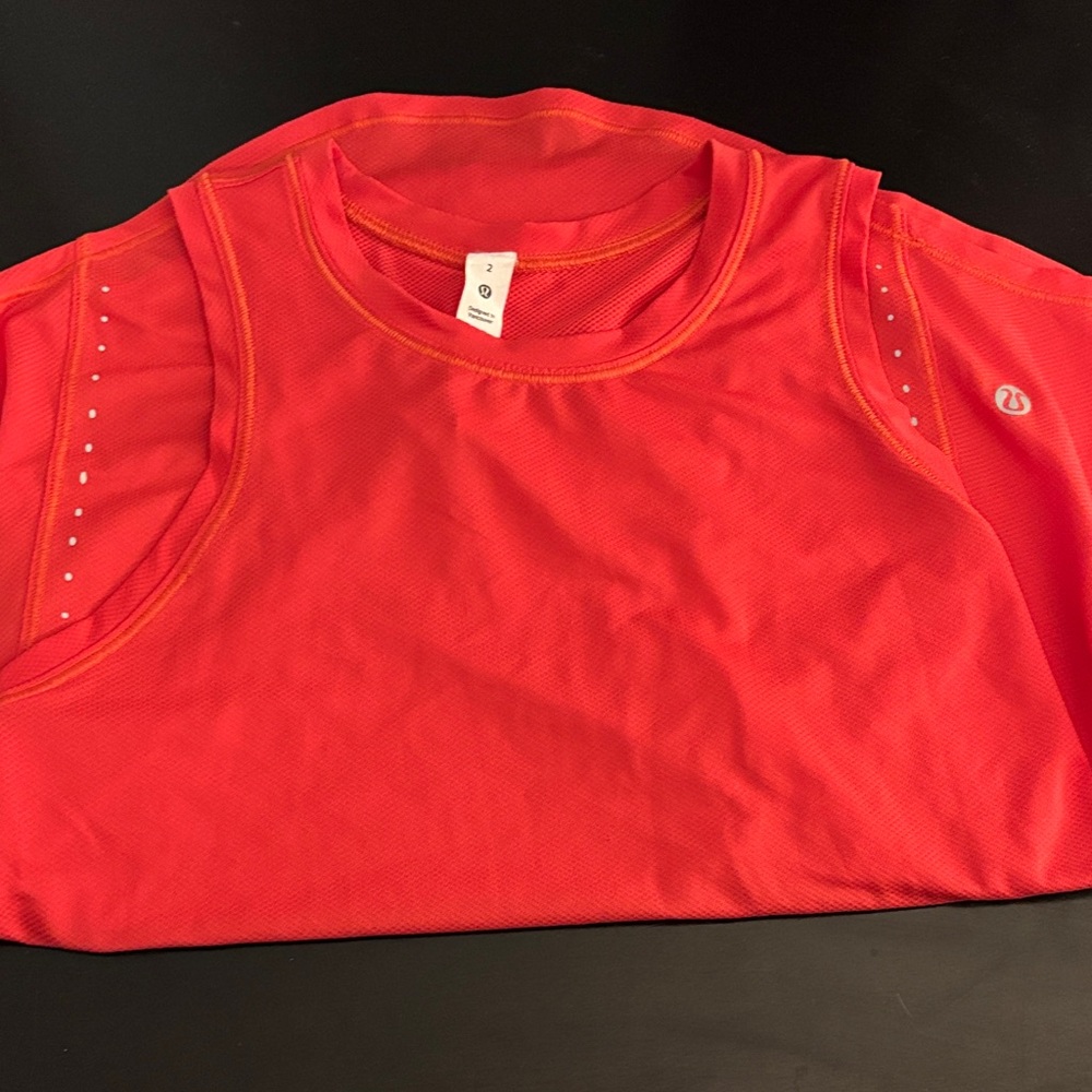 lululemon athletica Vibrant Red Tank Top